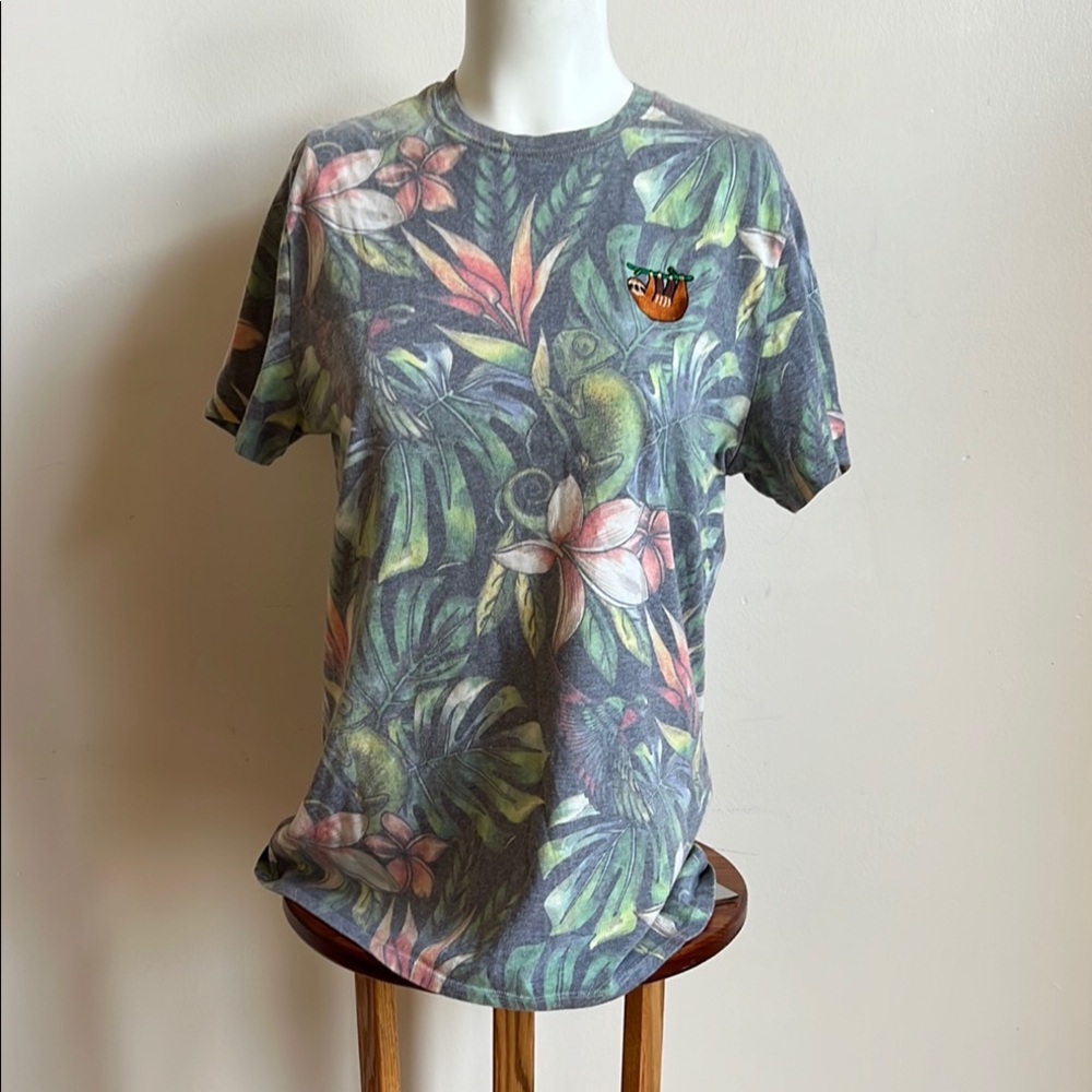 Better world Tropical Print T-Shirt